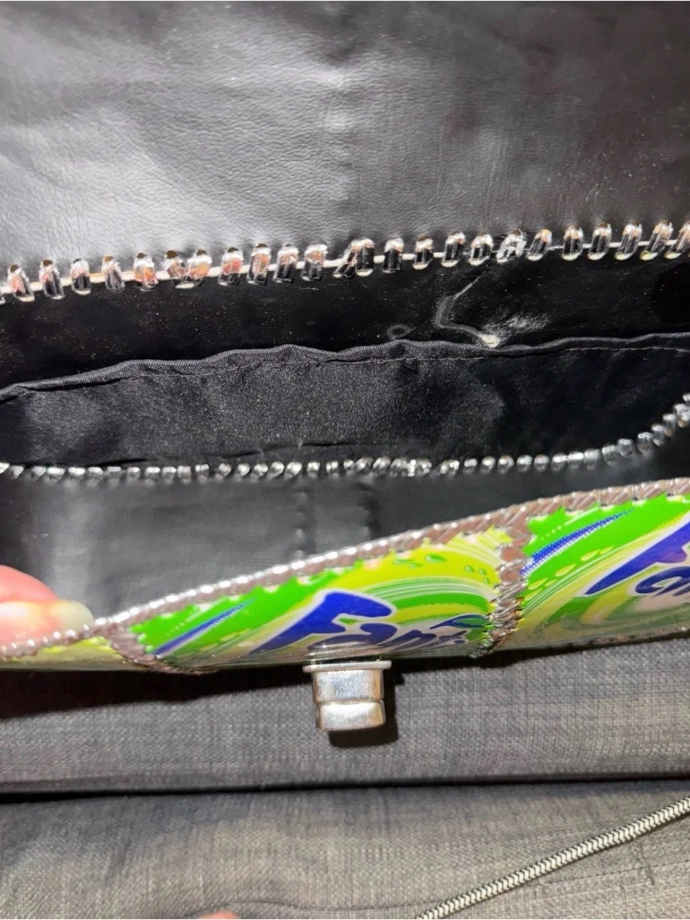 Fanta Print Green Crossbody Bag - Novelty Women’s Purse